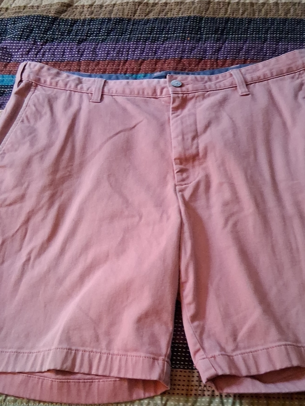 Men's Pink Cotton Chino Shorts